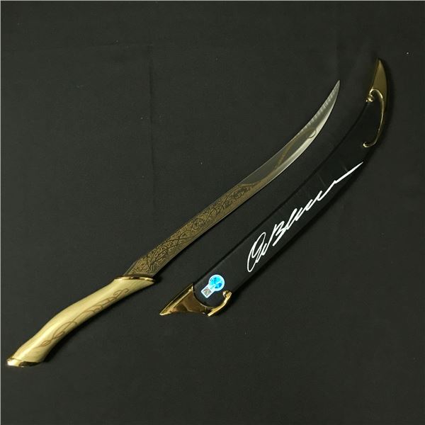 ORLANDO BLOOM SIGNED SWORD SHEATH - WWOC COA