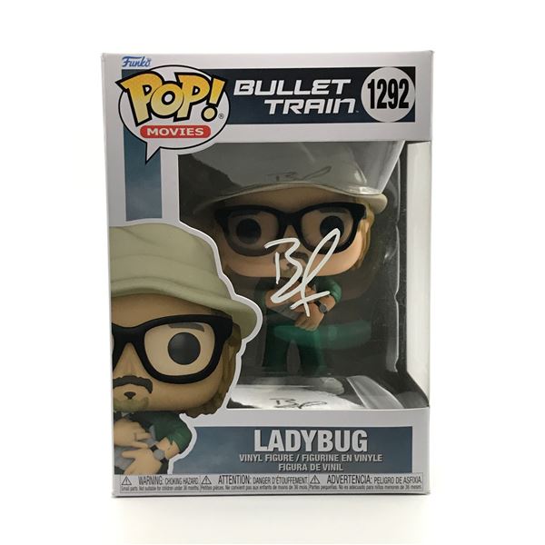 BRAD PITT SIGNED LADYBUG FUNKO POP - KB COA