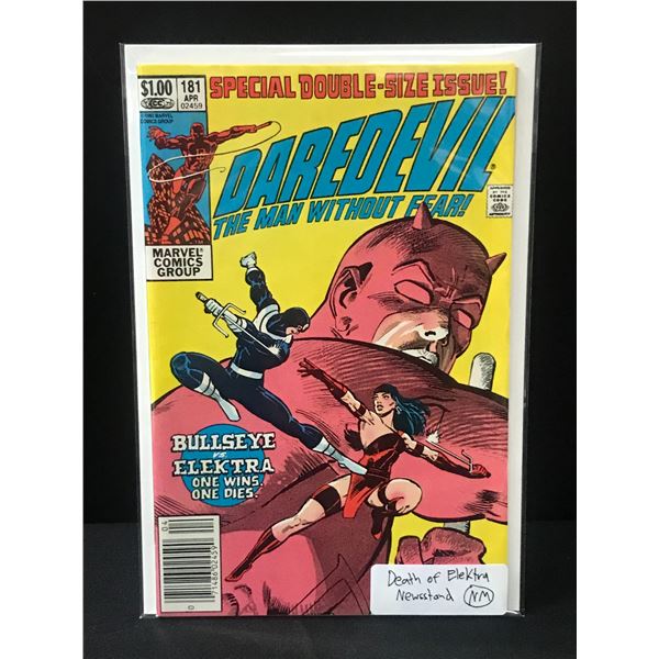 DAREDEVIL #181 DEATH OF ELEKTRA - MARVEL COMICS