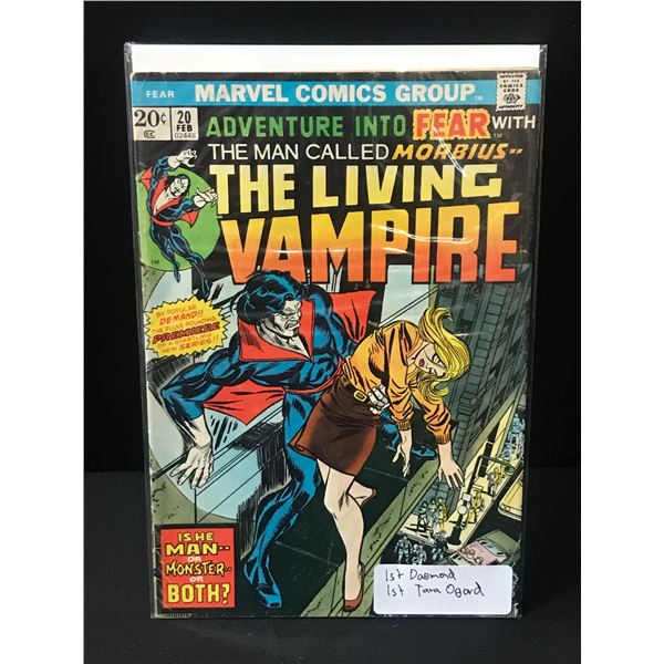 THE LIVING VAMPIRE #20 1ST DEAMON & 1ST TARA OGARD - MARVEL COMICS