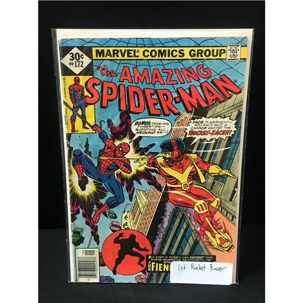 THE AMAZING SPIDERMAN #172 1ST ROCKET RACER - MARVEL COMICS