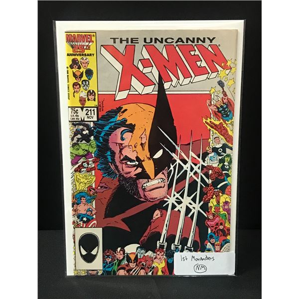 THE UNCANNY X-MEN #211 1ST MARAUDERS - MARVEL COMICS