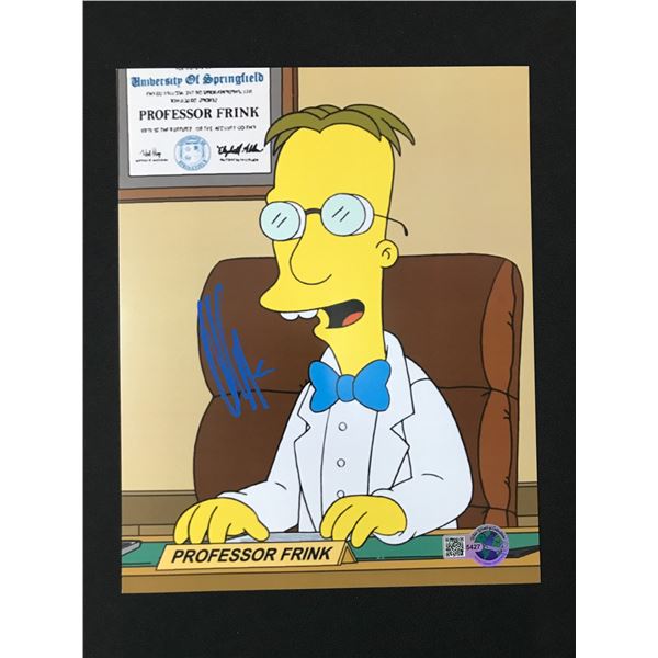 HANK AZaria SIGNED SIMPSONS 8X10 - WWOC COA