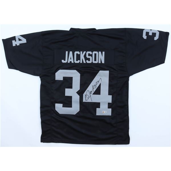 BO JACKSON SIGNED RAIDERS FOOTBALL JERSEY - BECKETT COA
