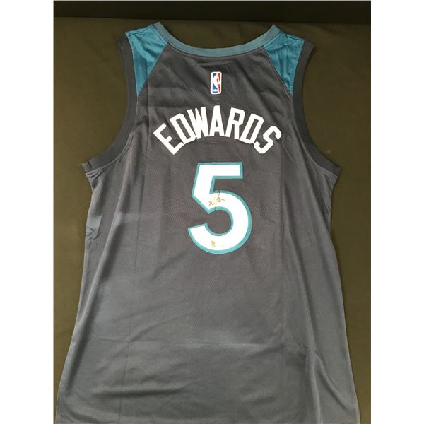 ANTHONY EDWARDS SIGNED MINNESOTA TIMEBERWOLVES BASKETBALL JERSEY - ACE COA