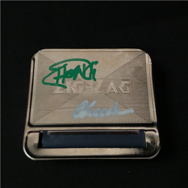 CHEECH AND CHONG SIGNED ZIG ZAG ROLLING MACHINE (KB COA)