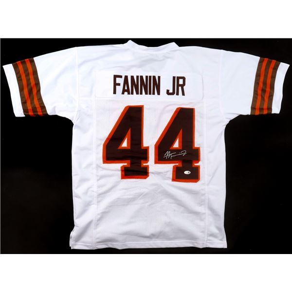 HAROLD FANNIN JR SIGNED CLEVELAND BROWNS JERSEY - JSA COA