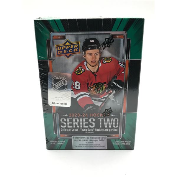 2023-24 HOCKEY SERIES TWO SEALED TRADING CARDS BOX (BEDARD YOUNG GUNS YEAR)