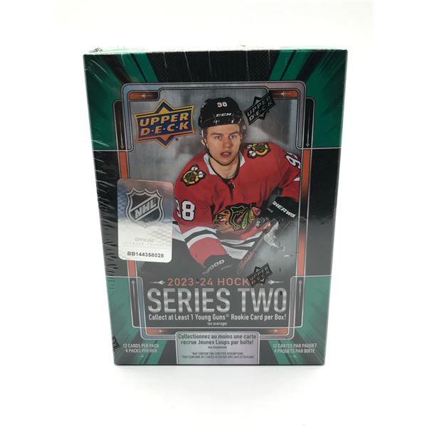 2023-24 HOCKEY SERIES TWO SEALED TRADING CARDS BOX (BEDARD YOUNG GUNS YEAR)