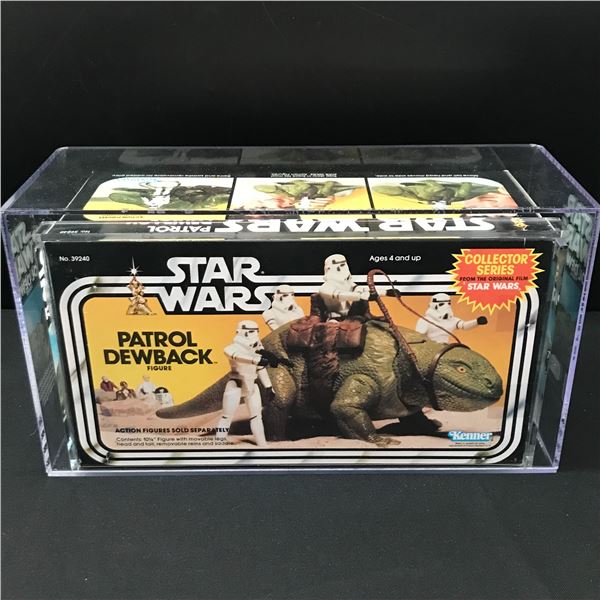 AFA 85 GRADED Star Wars PATROL DEWBACK  ACTION FIGURE IN ORIGINAL PACKAGING.