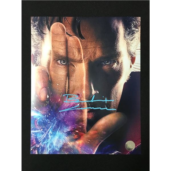 BENEDICT CUMBERBATCH SIGNED DR. STRANGE 8X10 - KB COA