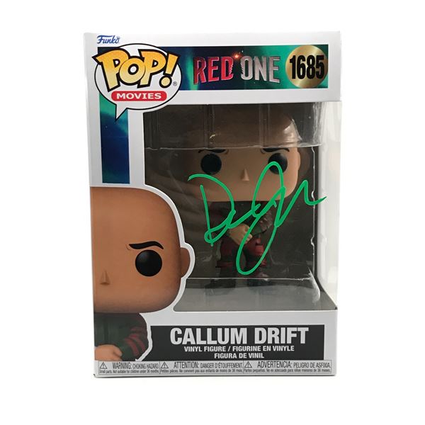 DWAYNE JOHNSON SIGNED CALLUM DRIFT FUNKO POP - KB COA