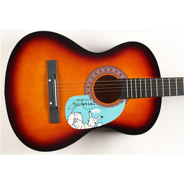 ED SHEERAN SIGNED ACOUSTIC GUITAR - JSA COA