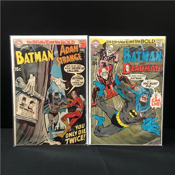 LOT OF 2 THE BRAVE AND THE BOLD COMICS #86 & #90 - DC COMICS