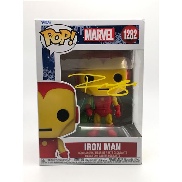 ROBERT DOWNEY JR SIGNED IRON MAN FUNKO POP - KB COA