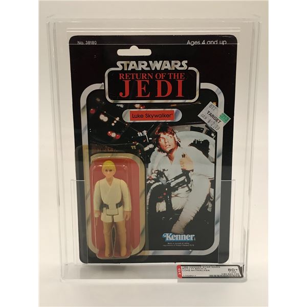RETURN OF THE JEDI LUKE SKYWALKER  ACTION FIGURE IN ORIGINAL PACKAGING.