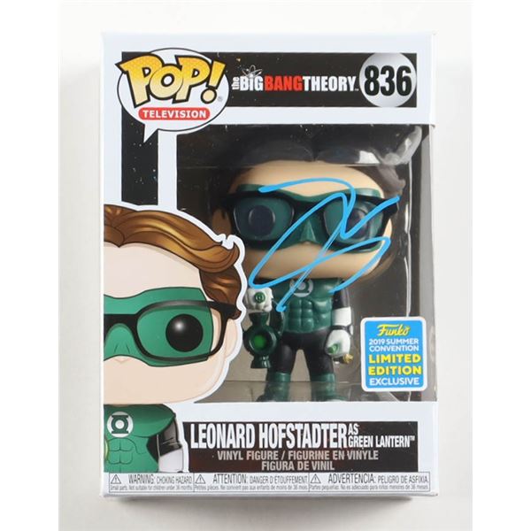 JOHNNY GALECKI SIGNED LEONARD Big Bang THEORY FUNKO POP - PSA COA