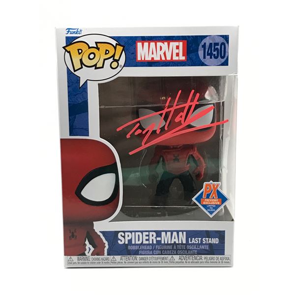 TOM HOLLAND SIGNED SPIDERMAN FUNKO POP - KB COA