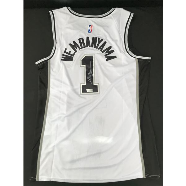 VICTOR WEMBANYAMA SIGNED BASKETBALL JERSEY - ACE COA