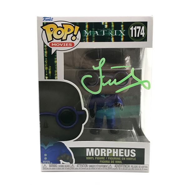 LAWRENCE FISHBURNE SIGNED MORPHEUS FUNKO POP - KB COA