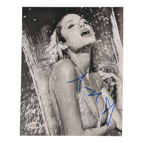 ANGELINA JOLIE SIGNED 8X10 - JSA COA