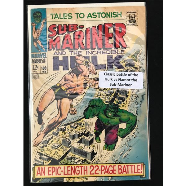 TALES TO ASTONISH #100 - MARVEL COMICS
