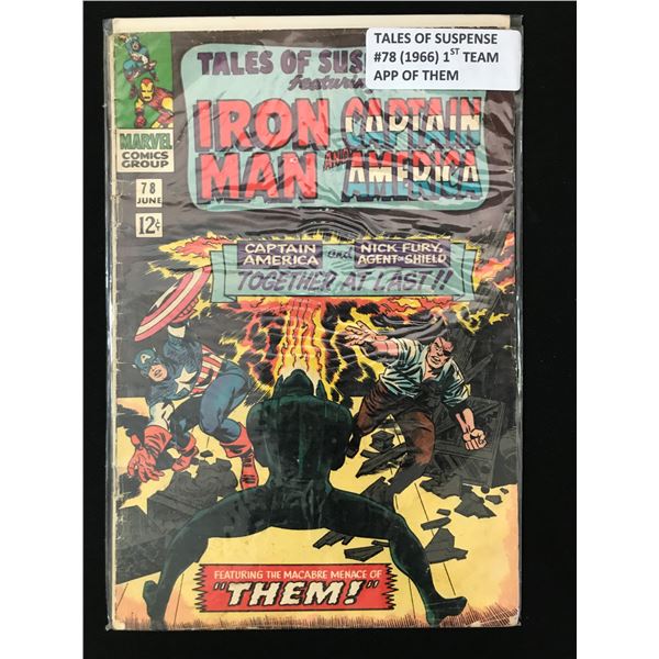 TALES OF SUSPENSE #78 (1966) 1ST APP OF THEM - MARVEL COMICS