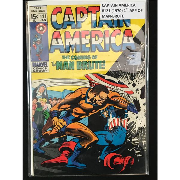 Captain America #121 (1970) 1ST APP OF MAN-BRUTE - MARVEL COMICS
