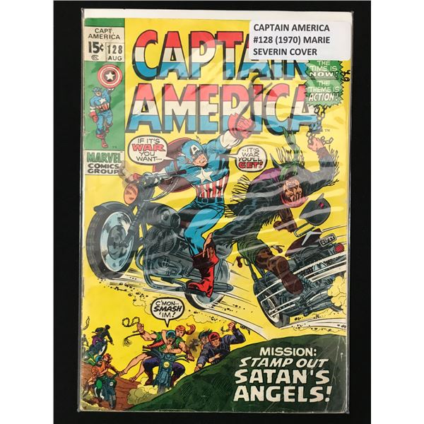 Captain America #128 (1970) - MARVEL COMICS