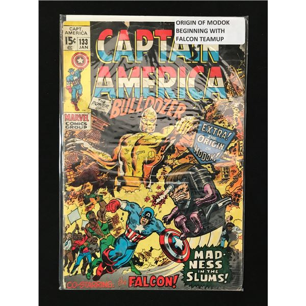 Captain America #133 ORIGIN OF MODOK - MARVEL COMICS