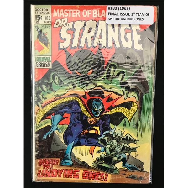 DR. STRANGE #183 (1969) FINAL ISSUE 1ST TEAM APP OF THE UNDYING ONES - MARVEL COMICS