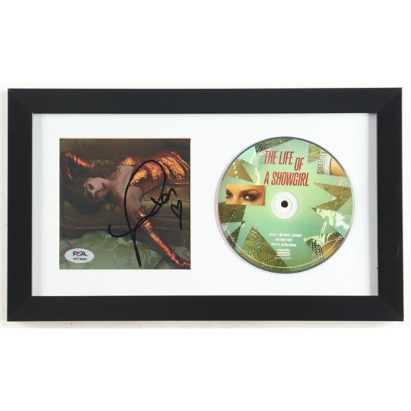 TAYLOr Swift SIGNED AND FRAMED CD SLEEVE PRESENTATION PIECE - PSA COA
