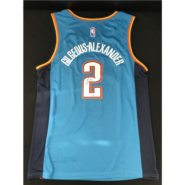 SHAI GILGEOUS -ALEXANDER SIGNED OKLAHOMA CITY THUNDER BASKETBALL JERSEY - ACE COA
