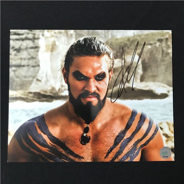 JASON MAMOA SIGNED GAME OF THRONES 8X10 - KB COA