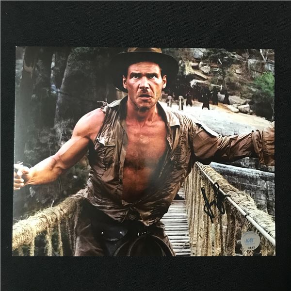 HARRISON FORD SIGNED INIDIANA JONES 8X10 - KB COA