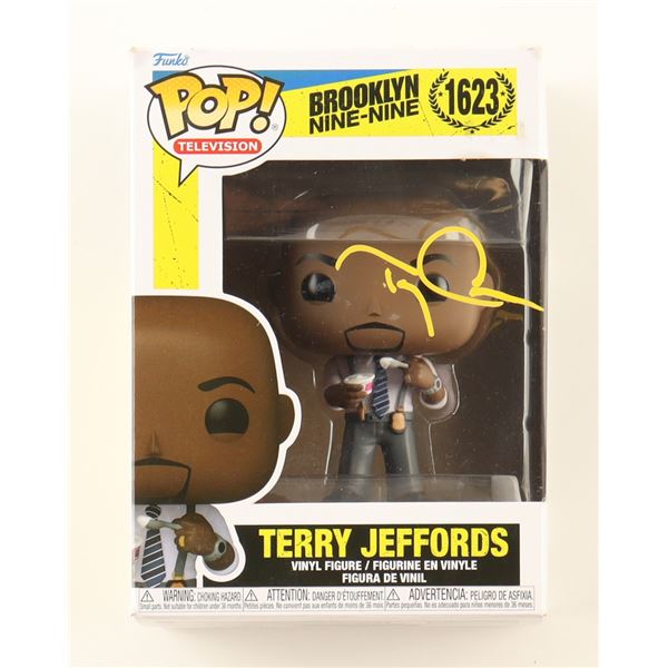 TERRY CREWS SIGNED TERRY JEFFORDS BROOKLYN 99 FUNKO POP - ACOA COA
