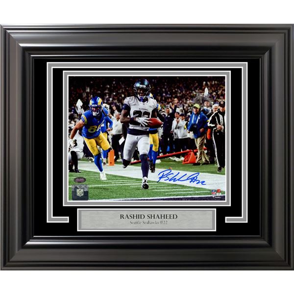 RASHEED SHAHID SIGNED AND FRAMED 8 X 10 PICTURE - FANATICS COA