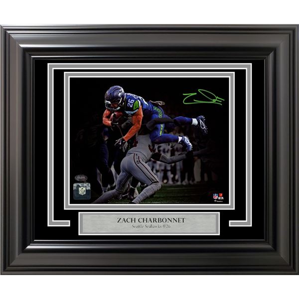 ZACH CHARBONNET SIGNED AND FRAMED 8 X 10 PICTURE - FANATICS COA