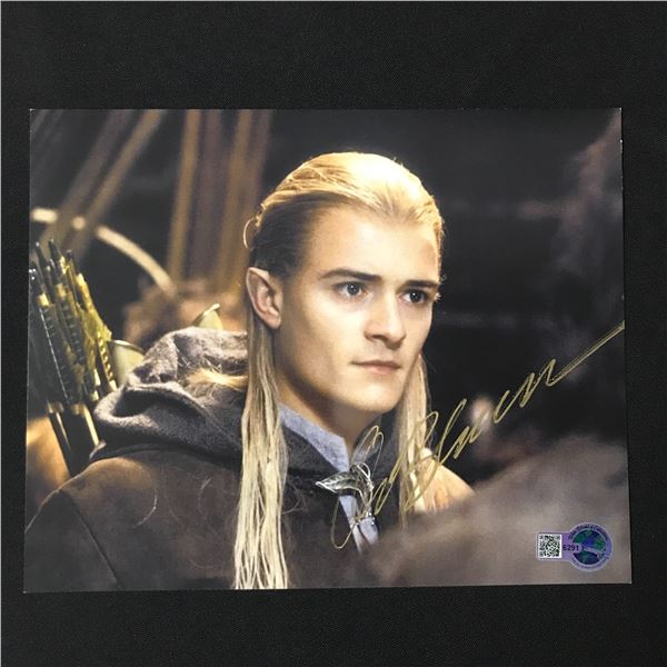 ORLANDO BLOOM SIGNED LORD OF THE RINGS 8X10 - WWOC COA