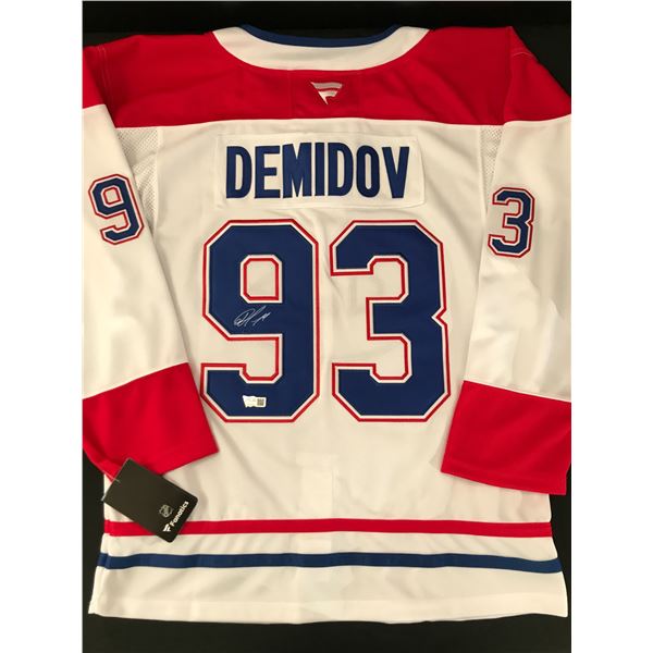 IVAN DEMIDOV SIGNED MONTREAL CANADIENS HOCKEY JERSEY - ACE COA
