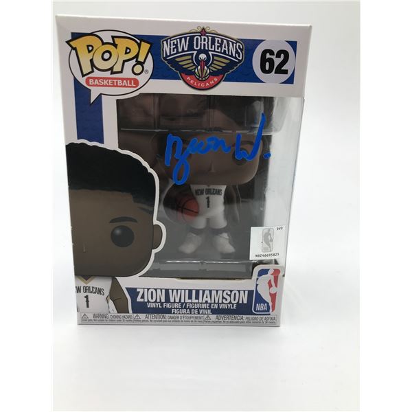 ZION WILLIAMSON SIGNED FUNKO POP - ACE COA