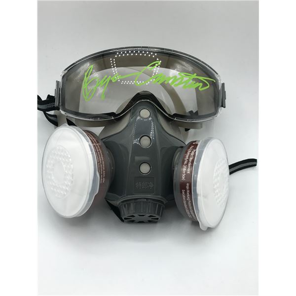 BRYAN CRANSTON SIGNED GAS MASK - KB COA