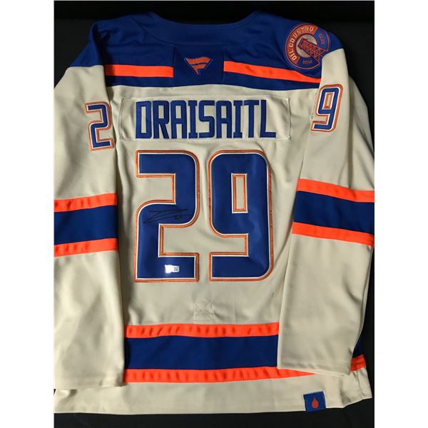 LEON DRAISAITL SIGNED EDMONTON OILERS HOCKEY JERSEY (ACE COA)