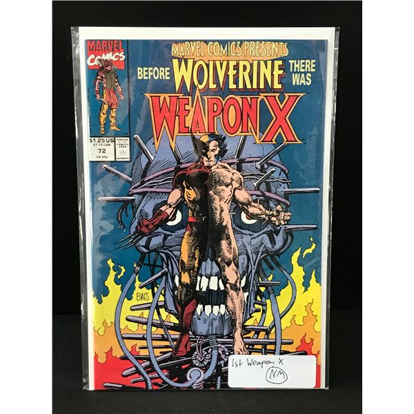 MARVEL COMICS PRESENTS #72 1ST WEAPON X - MARVEL COMICS