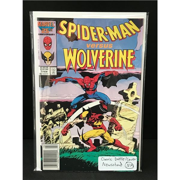 SPIDERMAN VERSUS WOLVERINE #1 - MARVEL COMICS