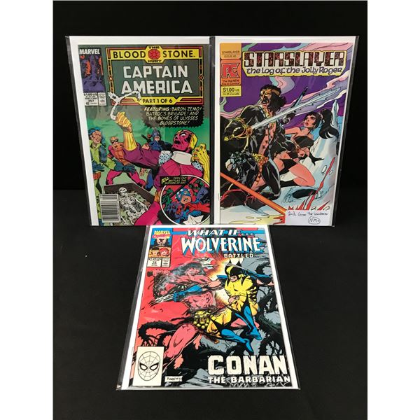 LOT OF 3 MIXED COMICS - VARIOUS TITLES AND PUBLISHERS