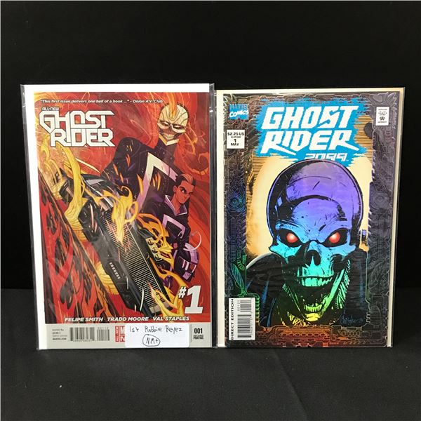 LOT OF 2 GHOST RIDER COMICS - MARVEL COMICS