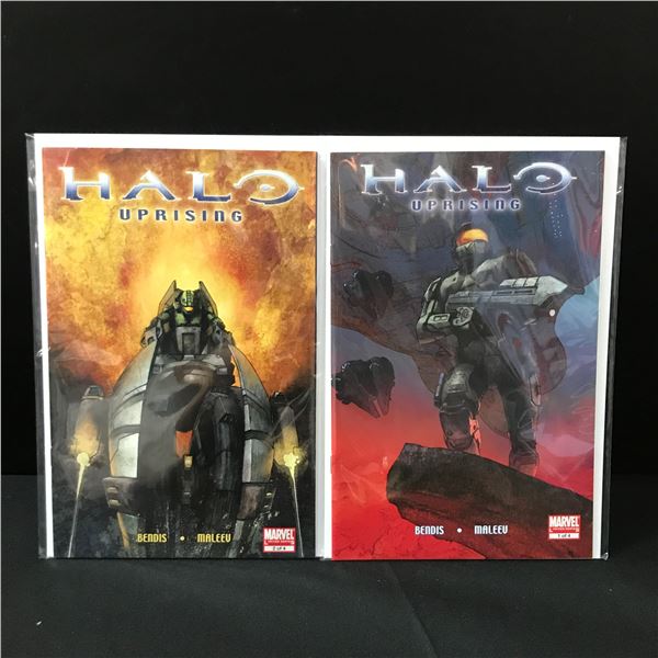 LOT OF 2 HALO UPRISING COMICS #1-2 OF 4 - MARVEL COMICS