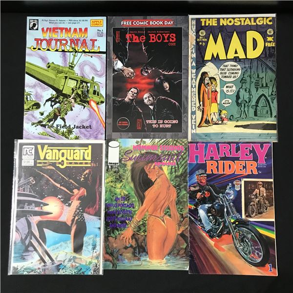 LOT OF 6 COMICS - VARIOUS TITLES AND PUBLISHERS