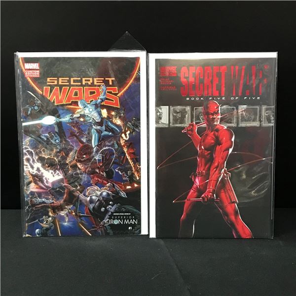 LOT OF 2 SECRET WARS COMICS - MARVEL COMICS